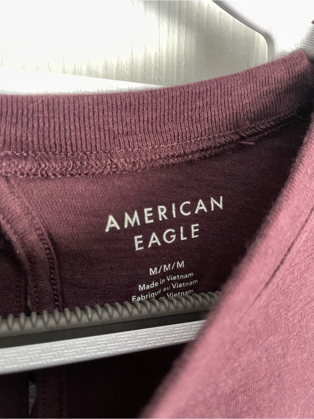 American Eagle Outfitters Women's Peplum Tee - Plum - Picture 2 of 4